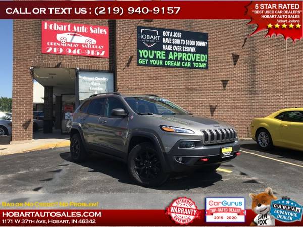2017 JEEP CHEROKEE TRAILHAWK $500-$1000 MINIMUM DOWN PAYMENT!! CALL... for sale in Hobart, IL