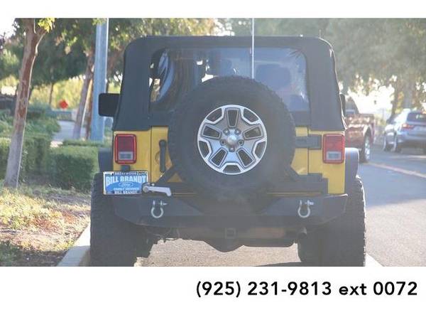 2011 Jeep Wrangler SUV Sport 2D Sport Utility (Yellow) for sale in Brentwood, CA – photo 9