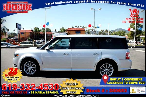 2019 FORD FLEX LIMITED -EZ FINANCING-LOW DOWN! - cars & trucks - by... for sale in El Cajon, CA – photo 6