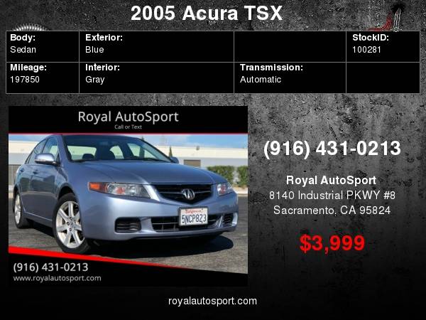 2005 Acura TSX Base 4dr Sedan for sale in Sacramento , CA – photo 24
