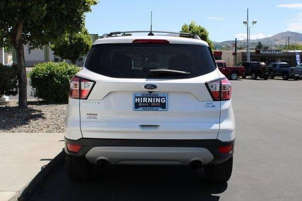 2018 Ford Escape SEL suv White - cars & trucks - by dealer - vehicle... for sale in Pocatello, ID – photo 4