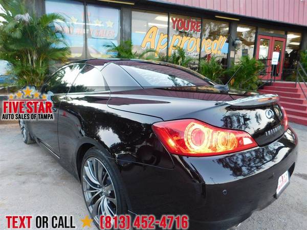 2011 Infiniti G37 2d Convertible TAX TIME DEAL! EASY for sale in TAMPA, FL – photo 4