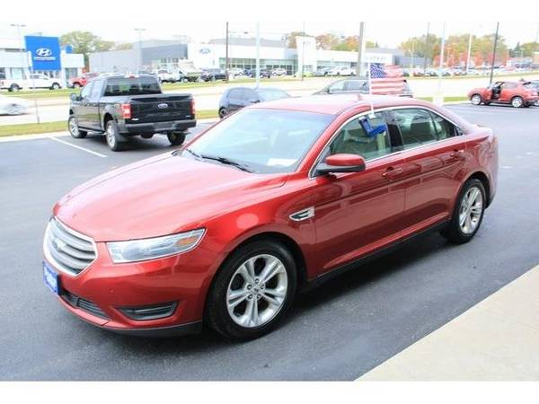 2014 Ford Taurus sedan SEL - Ford Ruby Red Metallic Tinted - cars &... for sale in Green Bay, WI – photo 7