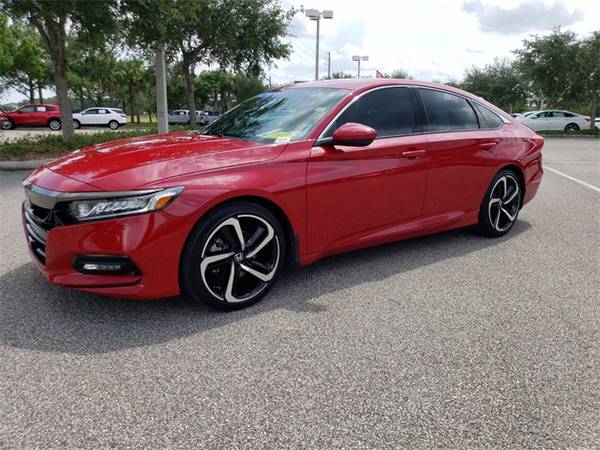 2019 Honda Accord Sport sedan San Marino Red - - by for sale in Clermont, FL – photo 8
