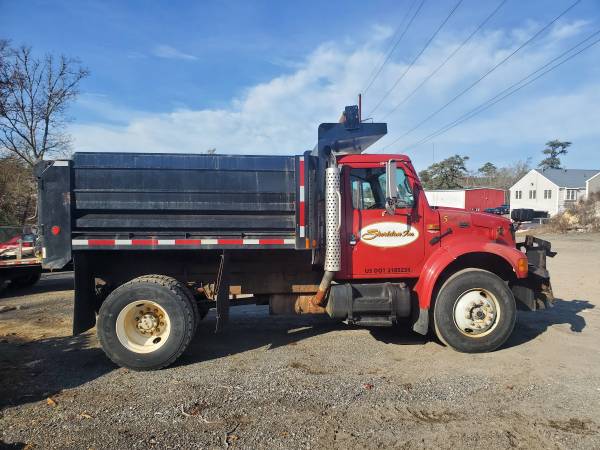 1995 International 4900 Dump Truck with Plow and Sander - cars &... for sale in Plymouth, MA – photo 2