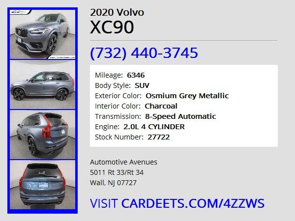 2020 Volvo XC90, Osmium Grey Metallic - - by dealer for sale in Wall, NJ – photo 22