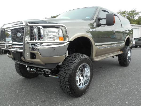 2002 FORD EXCURSION 7.3 POWERSTROKE TURBO DIESEL LIFTED 4X4 for sale in Staunton, MD – photo 2