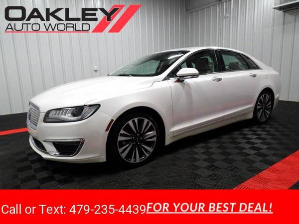 2018 Lincoln MKZ Reserve FWD sedan White - - by dealer for sale in Branson West, AR