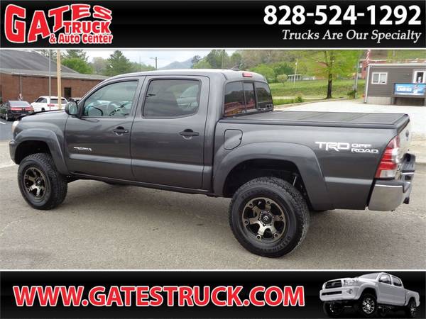 2014 Toyota Tacoma Double Cab 4WD V6 SR5 TRD-Off Road Gray - cars for sale in Franklin, NC – photo 3
