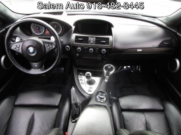 2009 BMW M6 - NAVI - FRONT/BACK SENSORS - HEATED SEATS - V10 -... for sale in Sacramento , CA – photo 10