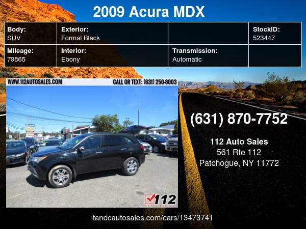 2009 Acura MDX AWD 4dr - cars & trucks - by dealer - vehicle... for sale in Patchogue, NY – photo 11