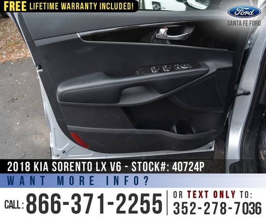 *** 2018 KIA SORENTO LX SUV *** Bluetooth - Cruise Control - SIRIUS... for sale in Alachua, FL – photo 12