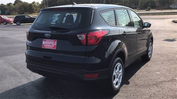 2019 Ford Escape S suv Black - cars & trucks - by dealer - vehicle... for sale in Marshfield, MO – photo 9