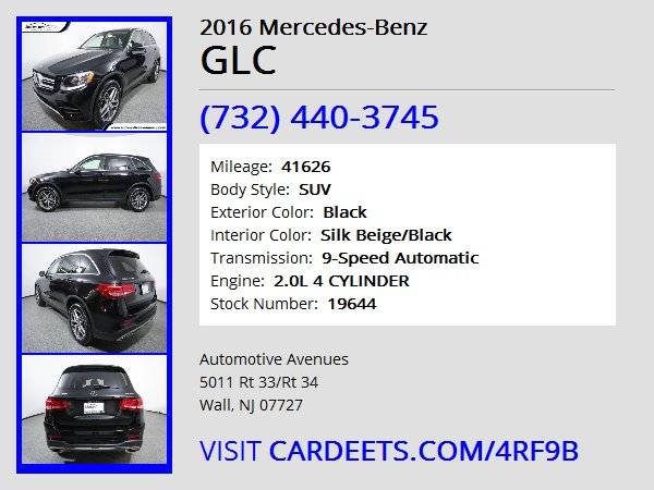 2016 Mercedes-Benz GLC, Black for sale in Wall, NJ – photo 22