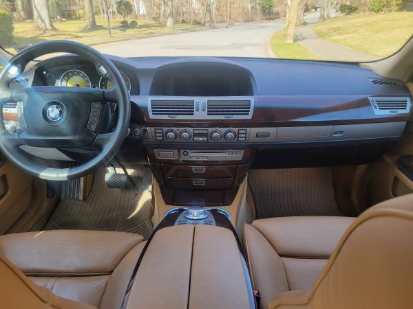 2007 bmw 750li 1 Owner Only 70k midnight blue like new every option! for sale in New Hyde Park, NY – photo 3