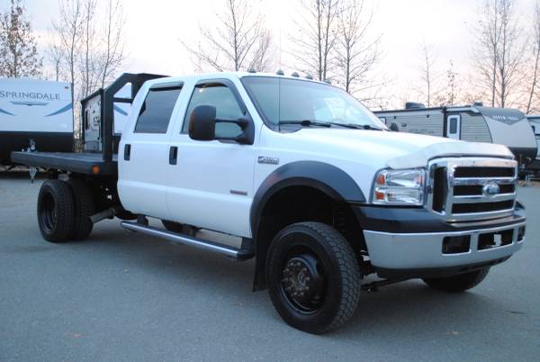 2007 Ford F-450 Diesel, 4x4, Flat Bed, New Head Gasket w/ARP Studs -... for sale in Anchorage, AK – photo 7