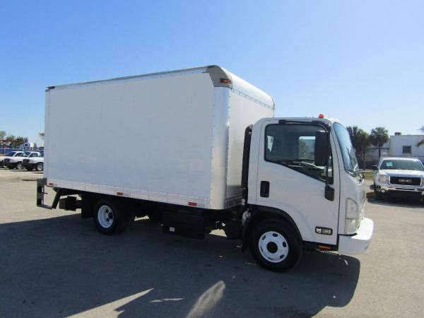 2012 Isuzu NPR-HD 14ft Dry Box Truck Lift Gate Delivery Truck 93K for sale in Opa-Locka, FL – photo 6