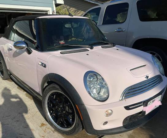 2005 Soft Pink Mini Cooper S Convertible-New Brakes,Struts,Tires -... for sale in Kerrville, TX – photo 3