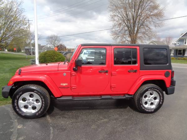 2014 Jeep Wrangler Unlimited 4WD 4dr Sahara - - by for sale in Frankenmuth, MI – photo 2