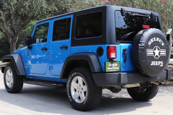 2012 COSMOS BLUE JEEP WRANGLER UNLIMITED SPORT ~ Delivery Available!... for sale in League City, LA – photo 4