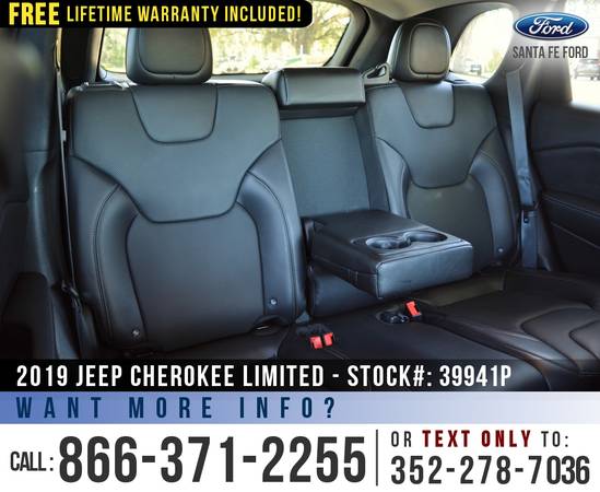 *** 2019 Jeep Cherokee Limited *** Touchscreen - Bluetooth - Homelink for sale in Alachua, FL – photo 21