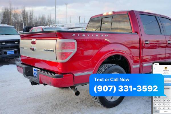 2013 Ford F-150 F150 F 150 Platinum 4x4 4dr SuperCrew Styleside 5 5 for sale in Anchorage, AK – photo 11