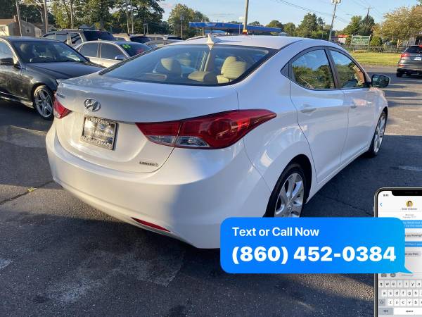 2013 Hyundai Elantra Limited Tech* SEDAN* LOADED* 1.8L* WOW* CARFAX*... for sale in Plainville, CT – photo 2