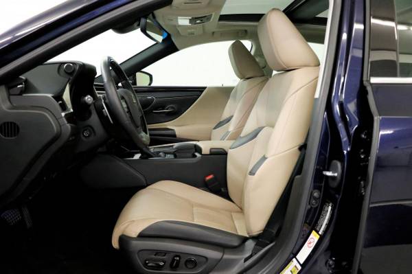 HEATED COOLED LEATHER Blue 2019 Lexus ES 350 Sedan BLUETOOTH for sale in clinton, OK – photo 4