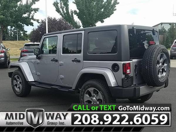 2018 Jeep Wrangler Unlimited Sahara - SERVING THE NORTHWEST FOR OVER... for sale in Post Falls, ID – photo 5
