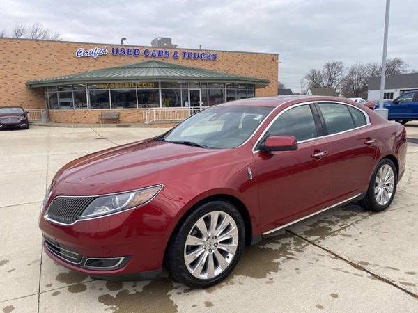 2015 Lincoln MKS sedan EcoBoost - Lincoln Ruby Red Metallic - cars &... for sale in St Clair Shrs, MI – photo 4