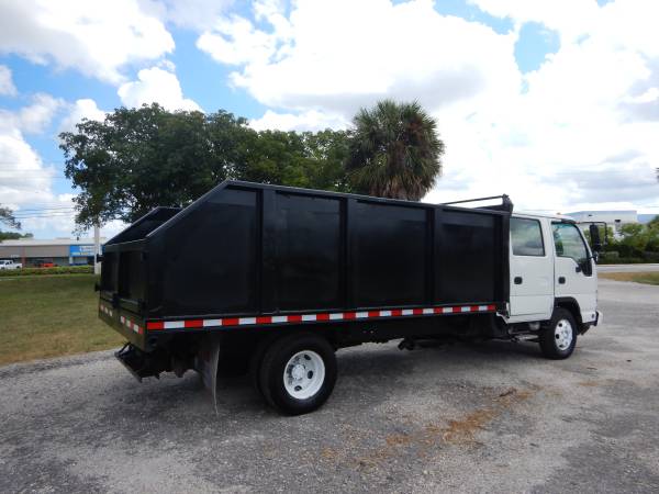 2006 Isuzu NPR Crew Dump 14ft FL Truck 5.2L Diesel 68,000K Landscape G for sale in West Palm Beach, FL – photo 8