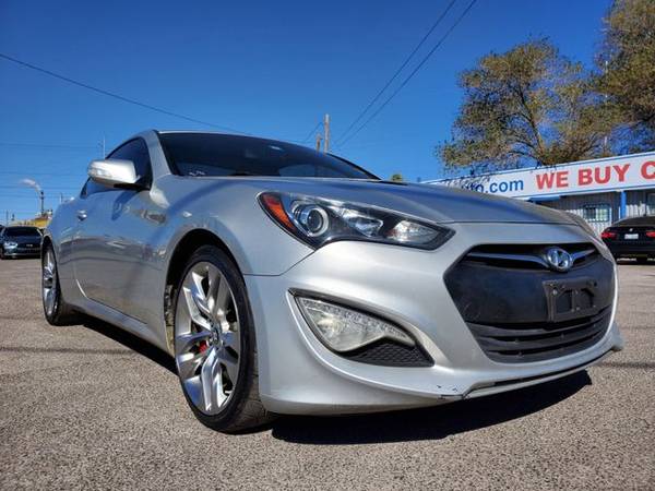 2013 Hyundai Genesis Coupe 3.8 Track Coupe 2D coupe SILVER - cars &... for sale in El Paso, TX – photo 3