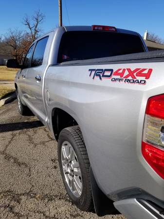 2014 Toyota Tundra 1794 Edition CrewMax 4X4 - cars & trucks - by... for sale in Mannford, OK – photo 3