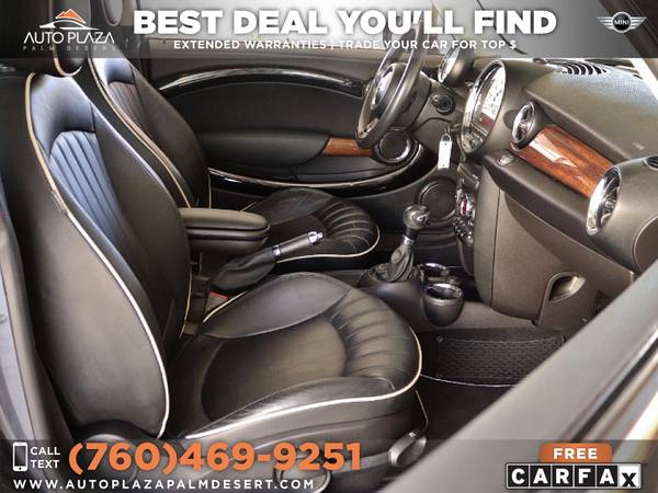 2012 Mini Cooper Hardtop 247/mo with Moonroof, Leather - cars & for sale in Palm Desert , CA – photo 11