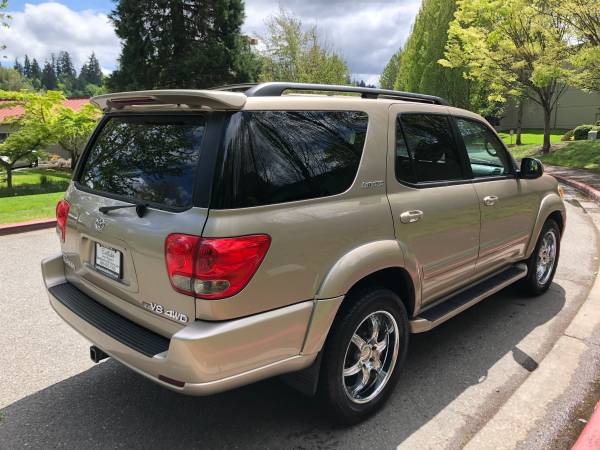 2006 Toyota Sequoia Limited 4WD - Navi, DVD, Loaded, Clean title for sale in Kirkland, WA – photo 5