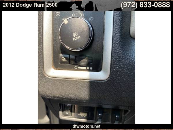 2012 Dodge Ram 2500 SLT Big Horn 4WD CrewCab Diesel - cars & trucks... for sale in Lewisville, TX – photo 15