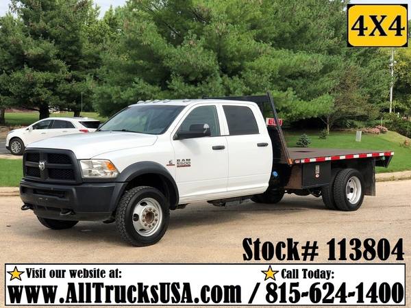 FLATBED & STAKE SIDE TRUCKS / CAB AND CHASSIS PICKUP 4X4 Gas Diesel... for sale in Kalamazoo, MI – photo 6