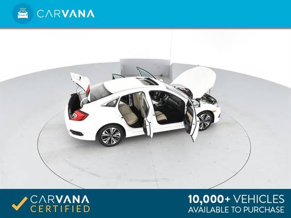 2017 Honda Civic EX-L w/Navigation Sedan 4D sedan White - FINANCE for sale in Indianapolis, IN – photo 14
