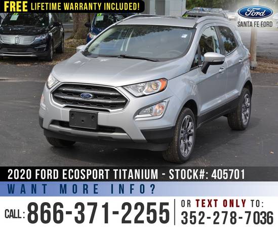 2020 FORD ECOSPORT TITANIUM 7, 000 off MSRP! for sale in Alachua, FL – photo 3