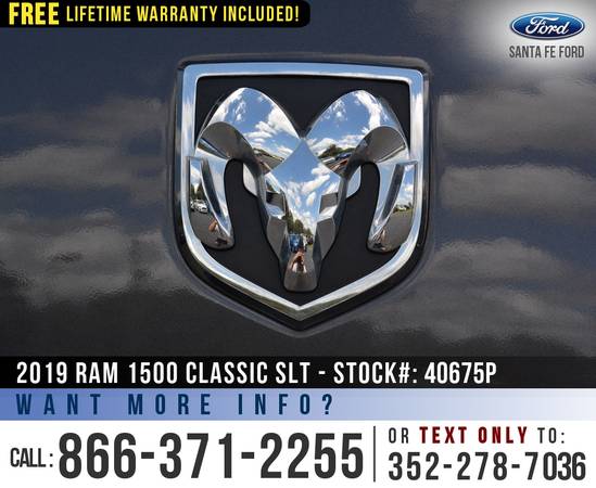 2019 RAM 1500 CLASSIC SLT *** Cruise Control, Flex Fuel, Bluetooth... for sale in Alachua, FL – photo 19
