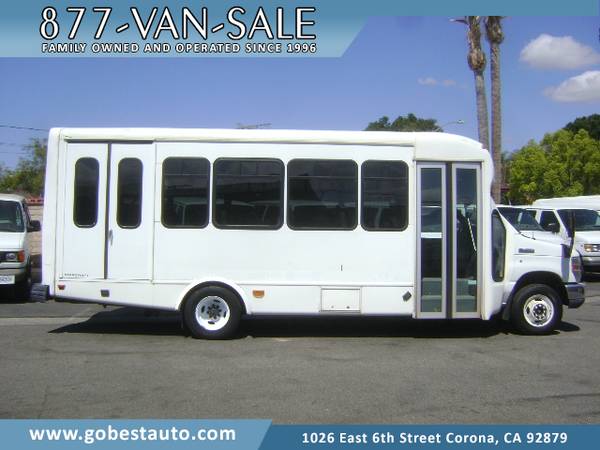 2013 Ford E450 Shuttle Bus Handicap Wheelchair Lift Van Cargo RV for sale in Corona, CA – photo 2