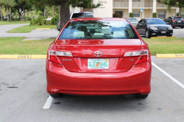 2012 Toyota Camry LE / Like New / 37000 Original Miles/ Garage Kept for sale in Boca Raton, FL – photo 4