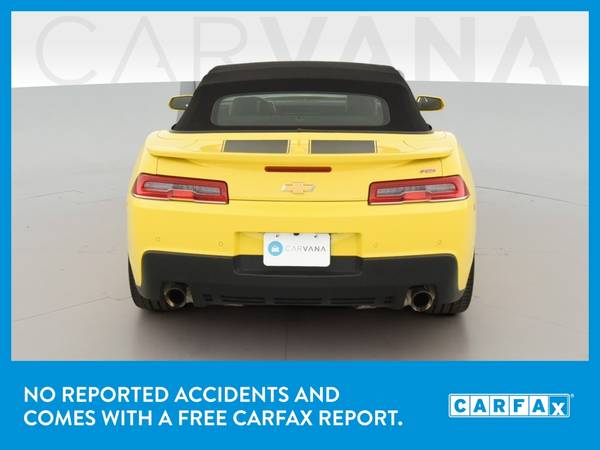 2014 Chevy Chevrolet Camaro LT Convertible 2D Convertible Yellow for sale in Stillwater, OK – photo 7