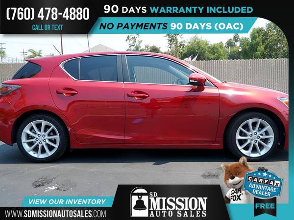 2012 Lexus CT 200h Premium FOR ONLY $194/mo! - cars & trucks - by... for sale in Vista, CA – photo 13