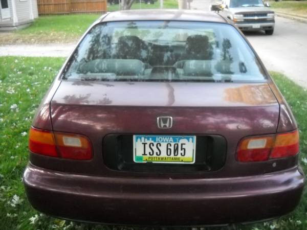 honda 1994 civic 105k miles this is it for sale in Council Bluffs, NE – photo 5