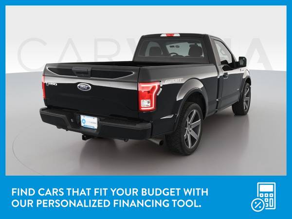 2016 Ford F150 Regular Cab XL Pickup 2D 6 1/2 ft pickup Black for sale in Augusta, GA – photo 8