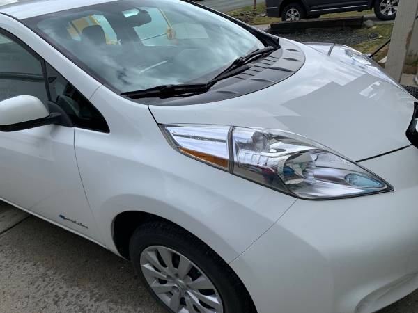 2013 White Nissan Leaf electric car for sale in Juneau, AK – photo 14