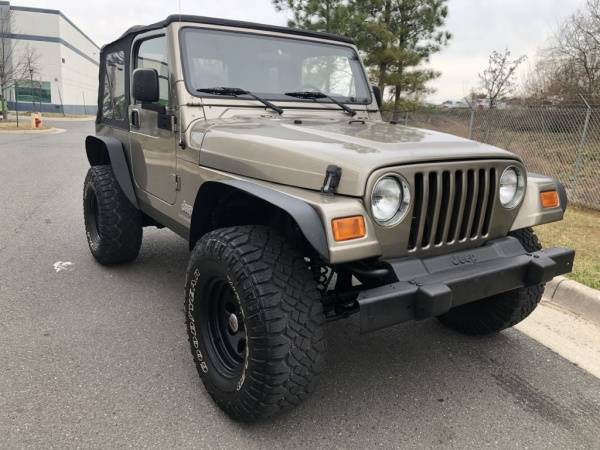 05 Jeep Wrangler TJ Low Miles, Lifted 33s for sale in Yorktown, VA