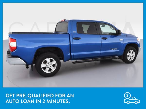 2017 Toyota Tundra CrewMax SR5 Pickup 4D 5 1/2 ft pickup Blue for sale in Arlington, TX – photo 9