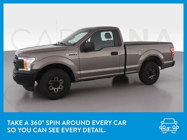 2018 Ford F150 Regular Cab XL Pickup 2D 6 1/2 ft pickup Gray for sale in Cleveland, OK – photo 3